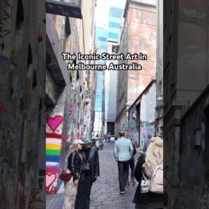 Walkthrough Melbourne’s Iconic Street Art, Hosier Lane #melbournecity #travelmelbourne