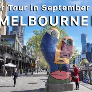 Walk Around in Melbourne Australia in September 2024 4K Video