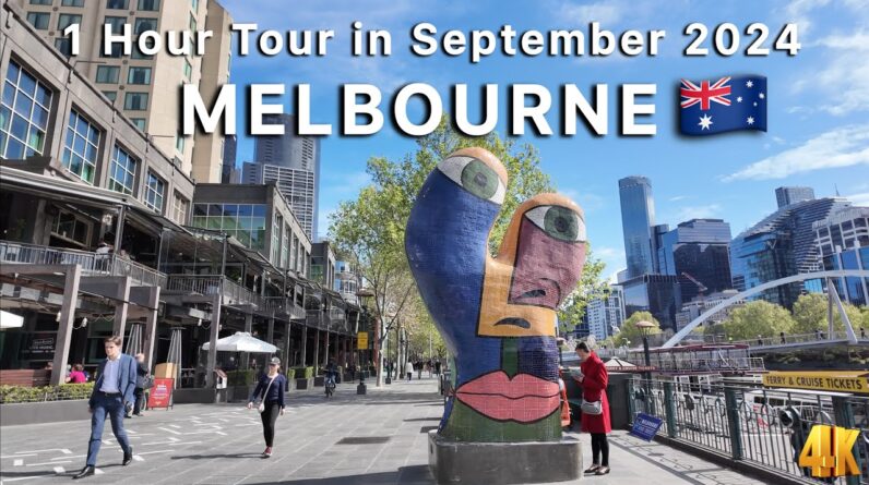 Walk Around in Melbourne Australia in September 2024 4K Video