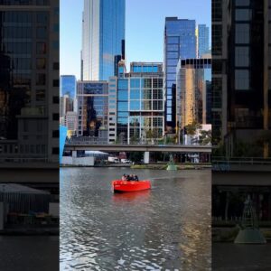 Experience the City on a boat #melbourne #australia #travelmelbourne