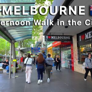 Melbourne Australia City Walkthrough 4K Video