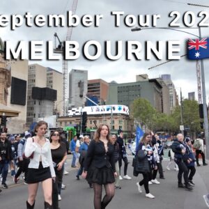 Melbourne Australia Saturday Afternoon Tour 4K Video