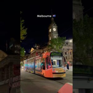 Melbourne Trams in Swanston Street #australia #travelmelbourne