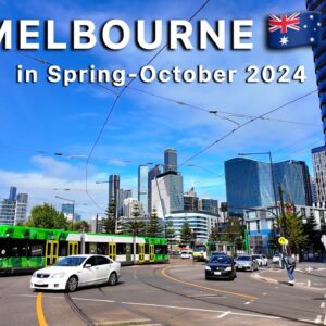 Walking in Melbourne Australia Docklands Tour 2024 4K Video