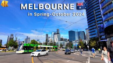 Walking in Melbourne Australia Docklands Tour 2024 4K Video