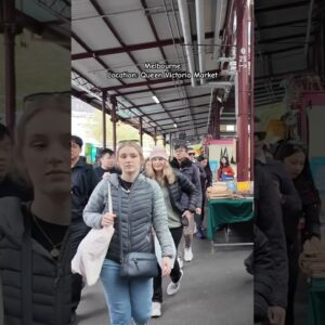 Walking in Melbourne Queen Victoria Market #australia #melbournewalks