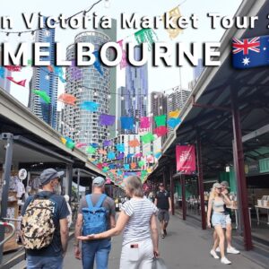 Melbourne Australia Queen Victoria Market in November 2024