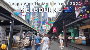 Melbourne Australia Queen Victoria Market in November 2024